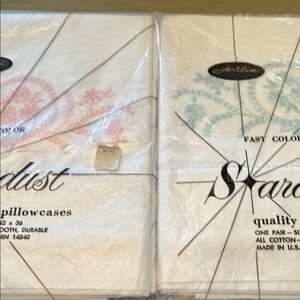 Vintage Artlin Embroidered Pillowcases Set
Purchased at Brookneal Drugstore.
